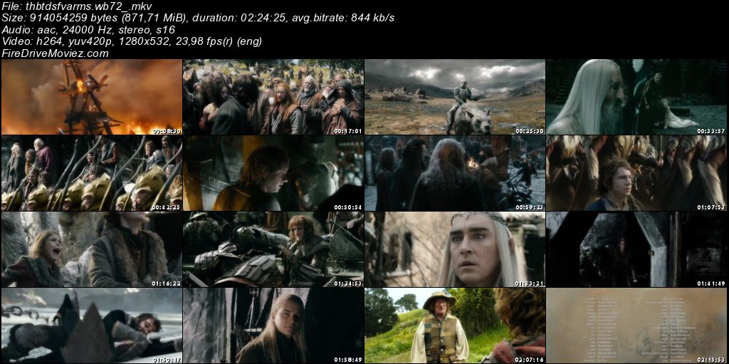 download the hobbit the battle of the five armies sub indo 720p